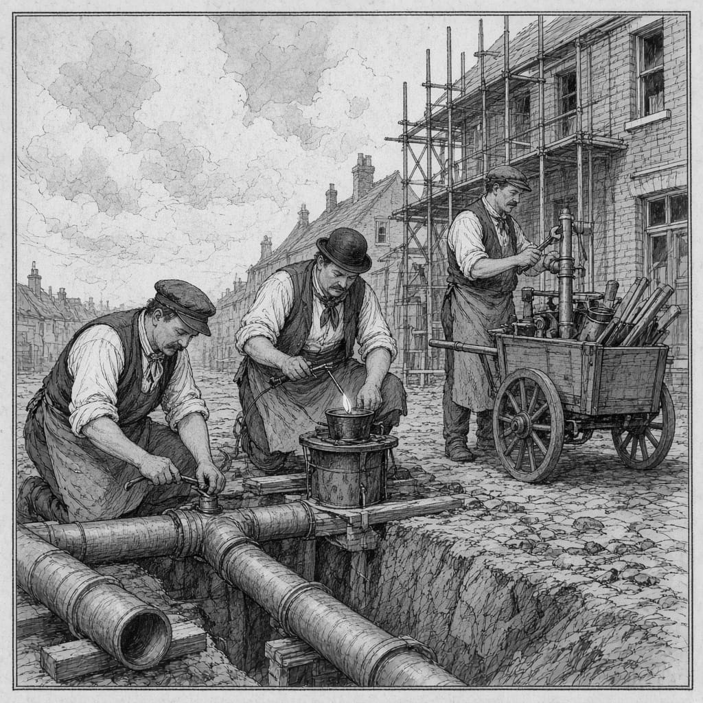 Editorial illustration for HVAC and Plumbing Jobs Ignore the Housing Slump