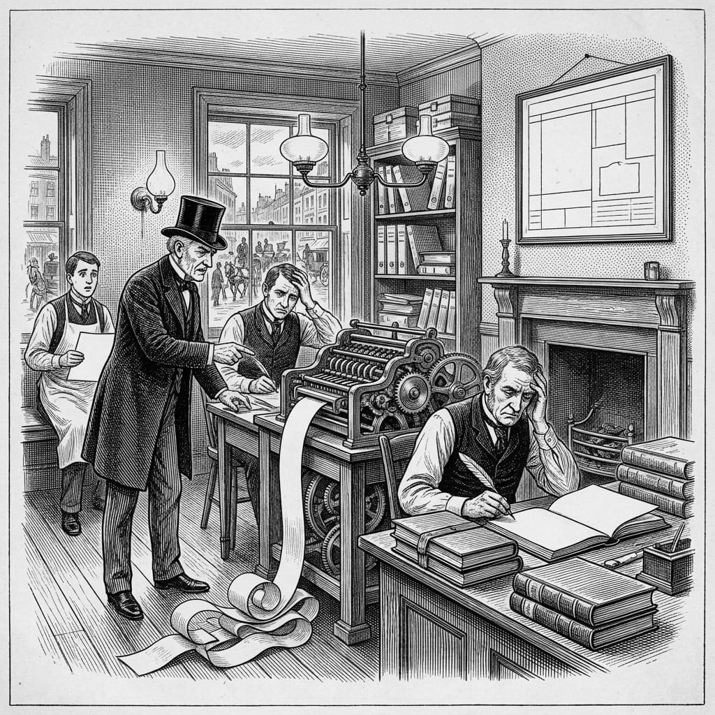 Engraved illustration for The Touchless Close Is a Trap, and You Are the Scapegoat